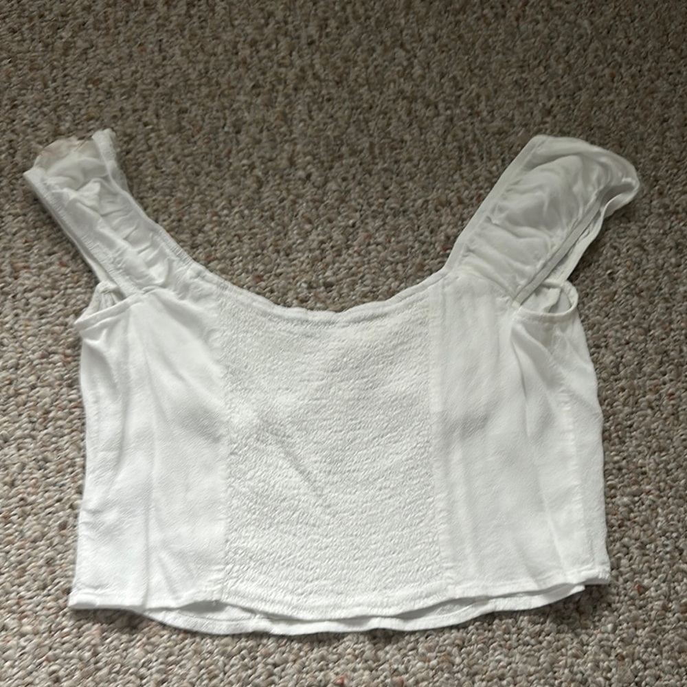 White Off-Shoulder Top - Picture 3 of 3